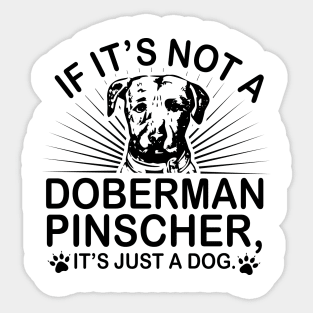 Doberman Pinscher Sticker